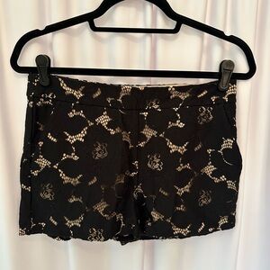 Express Women’s Chic Black Lace Shorts